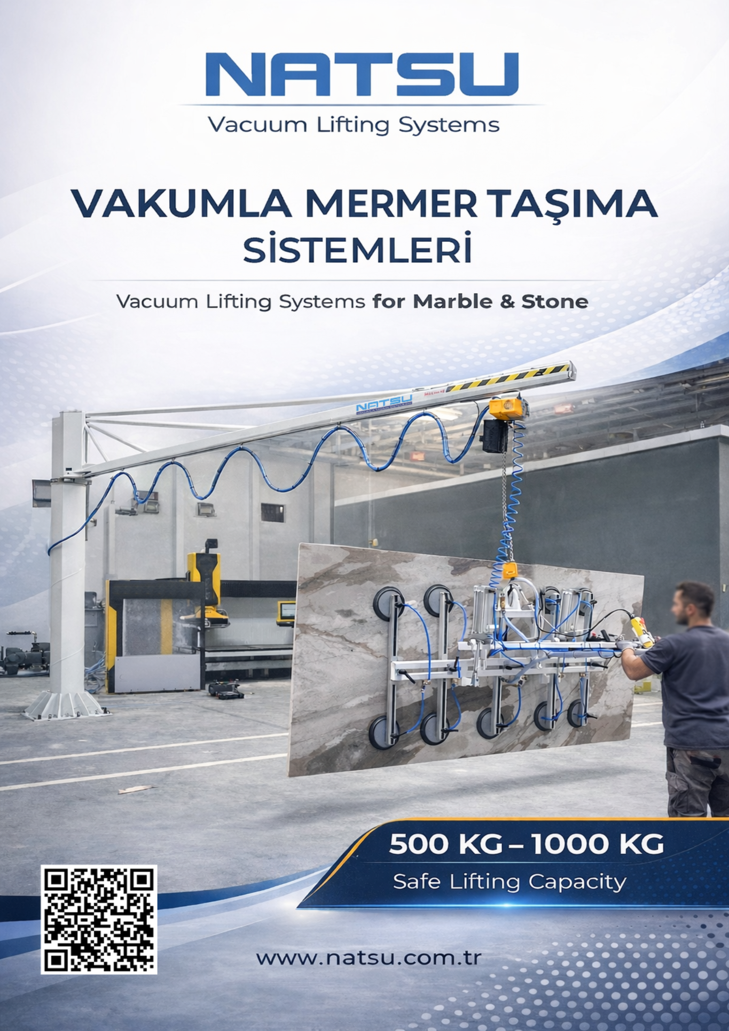 Vakumla Mermer Kaldırma - Vacuum-Lifting Systems For Marble 
